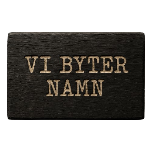 Vi byter namn