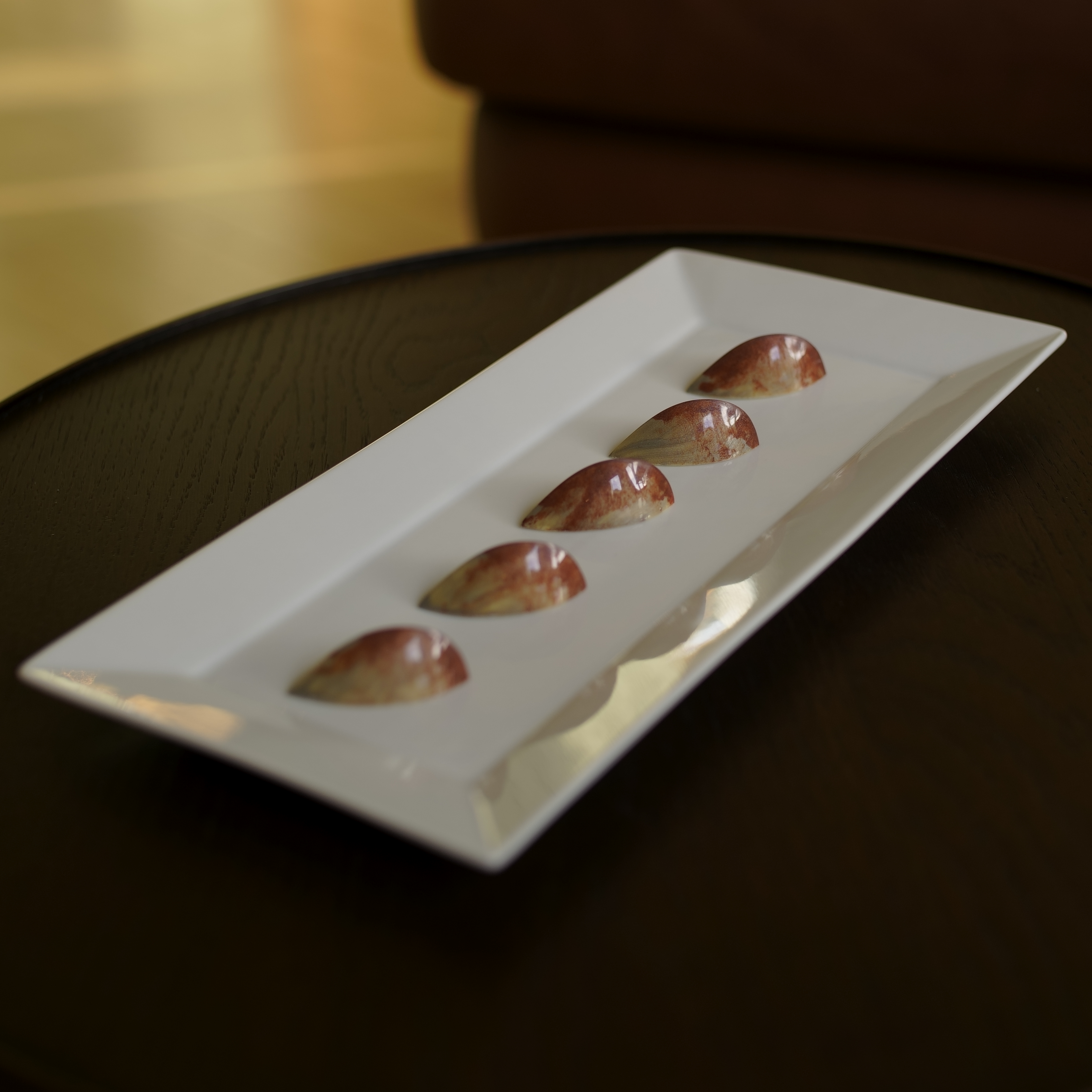 Tiramisupraliner på fat